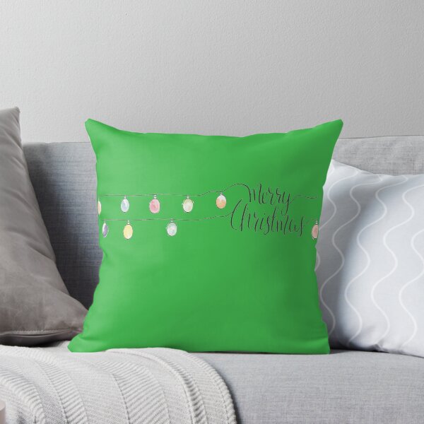 Item preview, Merry Christmas String Lights on Green designed and sold by AlteredAtelier.