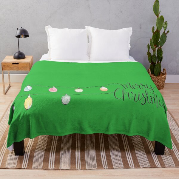 Item preview, Merry Christmas String Lights on Green designed and sold by AlteredAtelier.