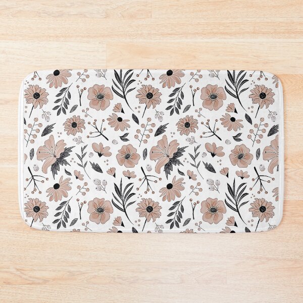 Item preview, Traditional Brown Floral Repeating Pattern designed and sold by BuxomBabe21.