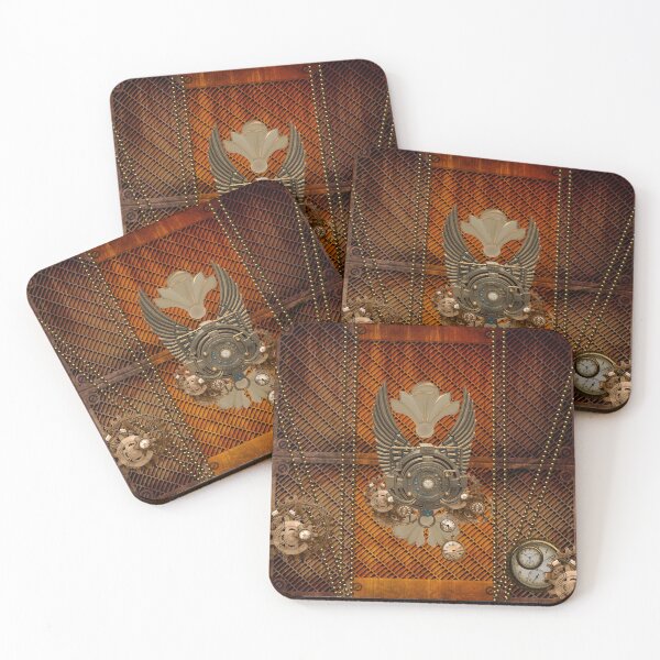 Item preview, Wonderful steampunk design with clocks and wings designed and sold by nicky2342.
