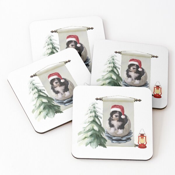 Item preview, Bearded Collie - Santa - 06-01 designed and sold by PS-Design.
