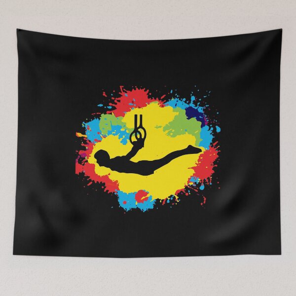 Item preview, Artistic Gymnastics Still Rings Gymnast Watercolor designed and sold by CuteDesigns1.