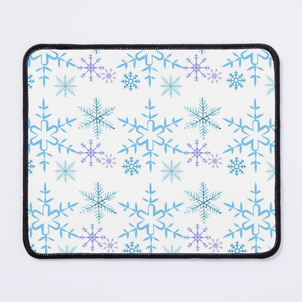 Item preview, Christmas Holiday Winter Blue Snowflake Pattern designed and sold by expatessentials.