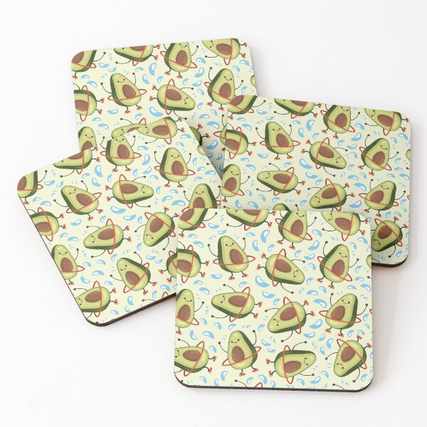Item preview, Cute avocado character doing homework  designed and sold by RoslynArt.