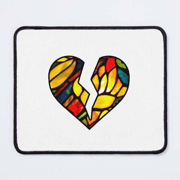 Item preview, mosaic broken hearts designed and sold by ninafromtwitter.