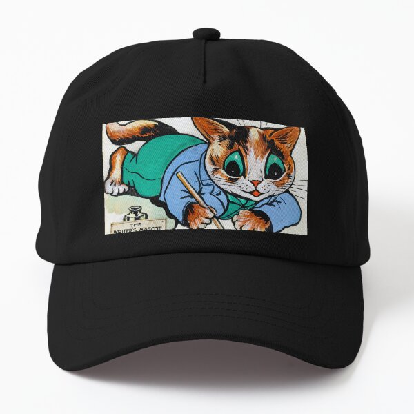 The Writer's Mascot by Louis Wain Dad Hat
