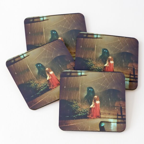 Item preview, A girl meeting the devil in the rain at night designed and sold by kiertwice.