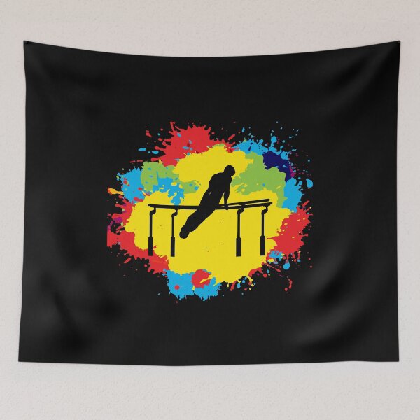 Item preview, Artistic Gymnastics Parallel Bars Gymnast Watercolor designed and sold by CuteDesigns1.