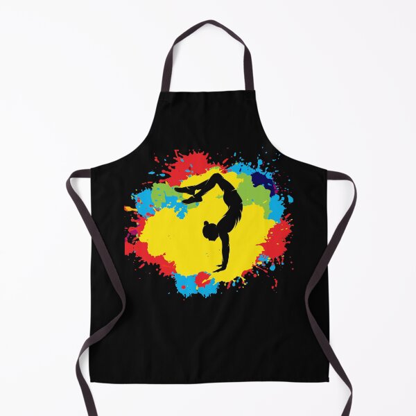 Item preview, Gymnastics Gymnast Trampoline Tumbling Watercolor designed and sold by CuteDesigns1.