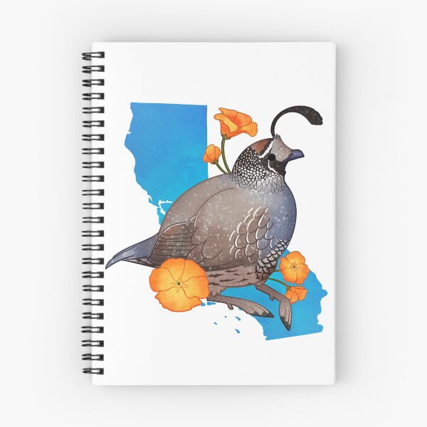 Item preview, California Quail and Poppies designed and sold by Phoenix of Starlight.