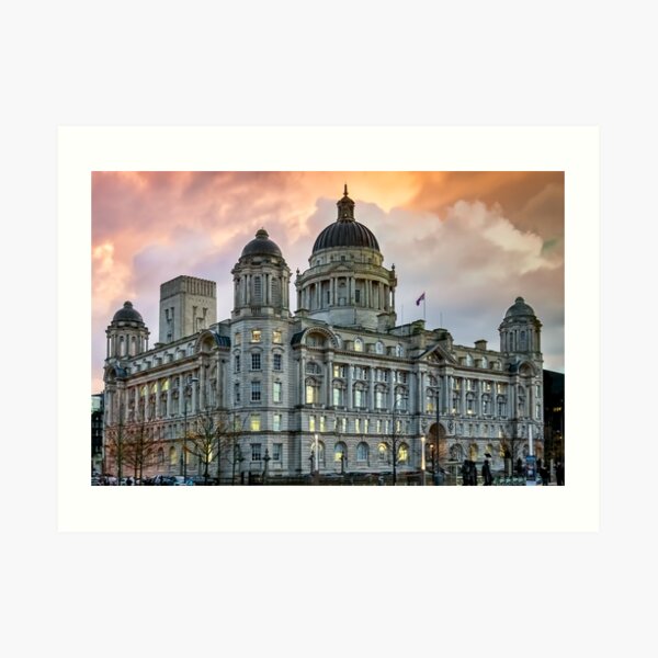 Port of Liverpool Building Art Print