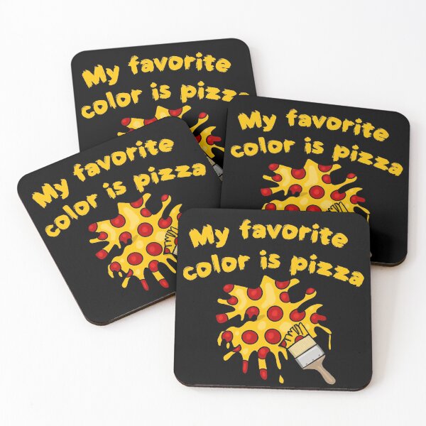 Item preview, My Favorite Color is Pizza  designed and sold by wildjellybeans.