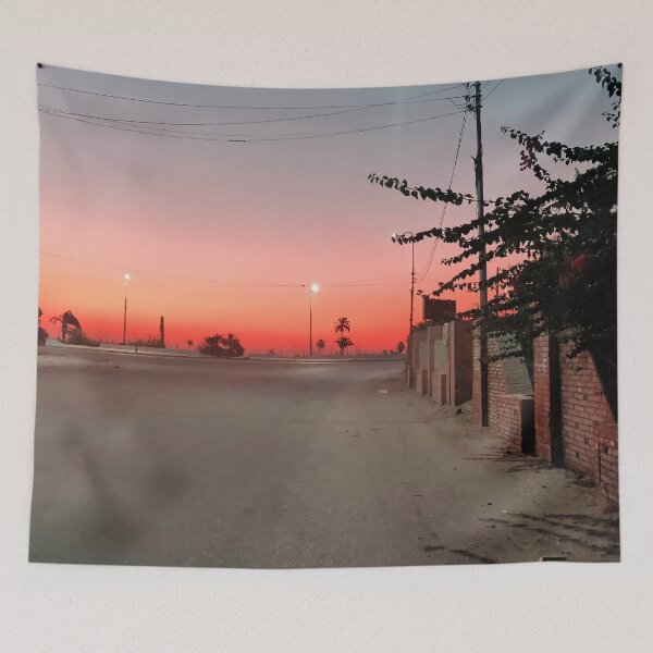 Item preview, Sunset old road tree Sunrise Beautiful view designed and sold by Mo2mo.