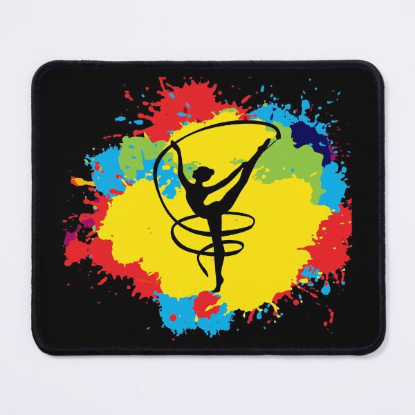 Item preview, Rhythmic Gymnastics Ribbon Gymnast Watercolor designed and sold by CuteDesigns1.