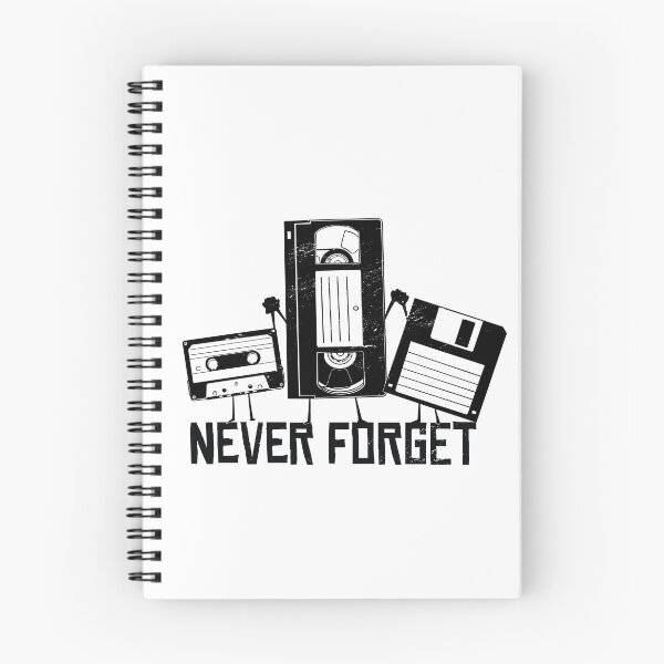 Item preview, Never Forget - Funny Retro Cassette Tape, VHS Tape, Floppy Disk designed and sold by PinkDonutTees.