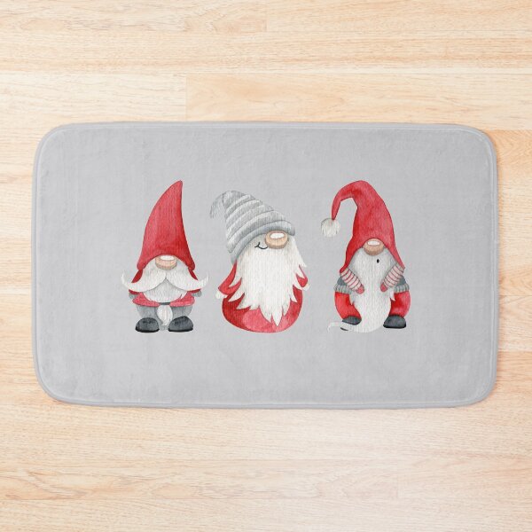 Item preview, Three Funny Christmas Gnomes As Blue And Purple Gnomes With Easter Eggs - Three Funny Christmas Gnomes designed and sold by lodarohit.
