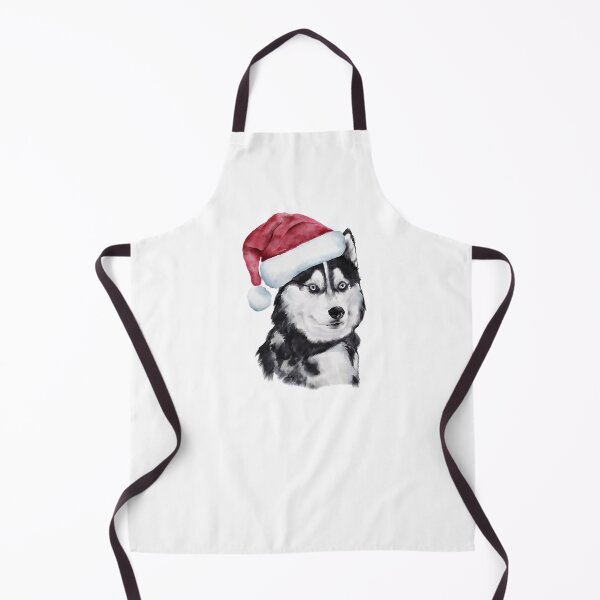 Item preview, Malamute Husky Santa design-gift for dog lovers designed and sold by BRtisticDesigns.
