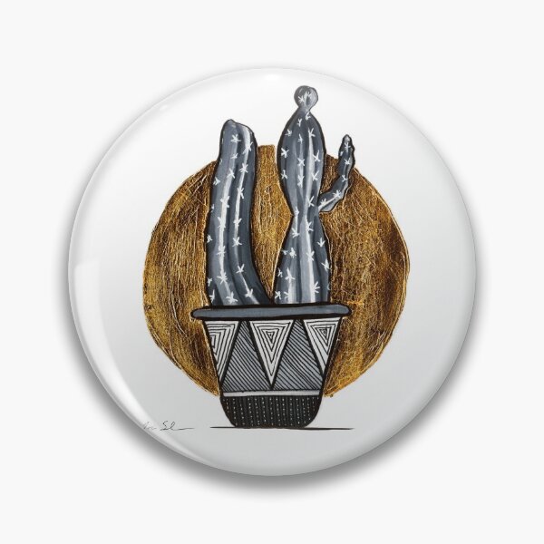 Item preview, Golden Cactus 2 designed and sold by ToriSolomonArt.