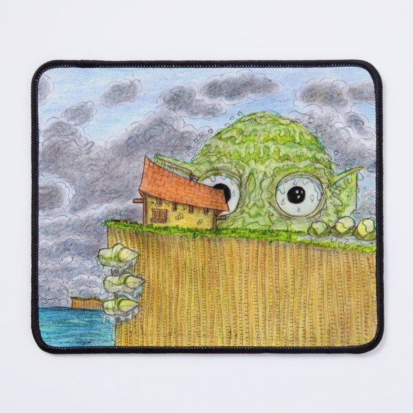 Item preview, Cliff climbing sea monster designed and sold by Toonacarbra Studio.