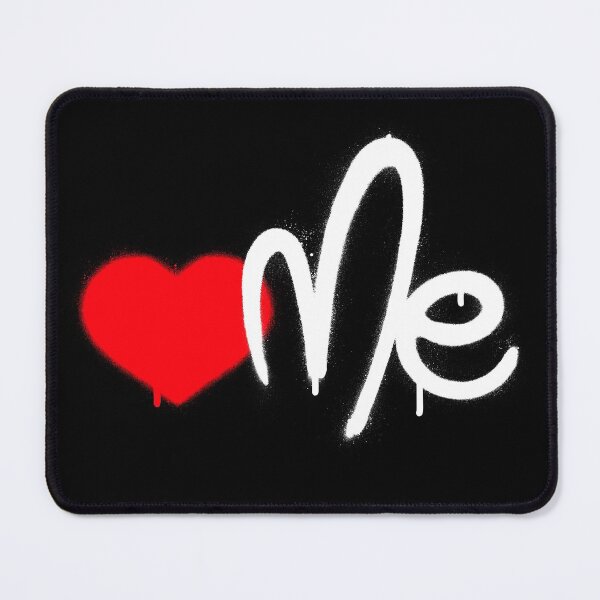 Item preview, graffiti dripping love me text with red heart designed and sold by Paulus-DB.