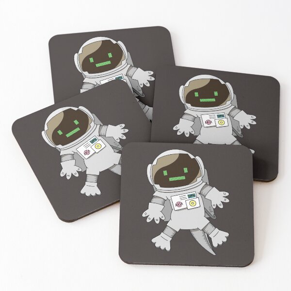 Item preview, Axolotl in Space #3 - Robot Digital Astronaut designed and sold by MadSkullDesigns.