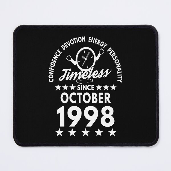 Item preview, October Birthday Timeless Person -1998 - White Text designed and sold by MoonsmileProd.