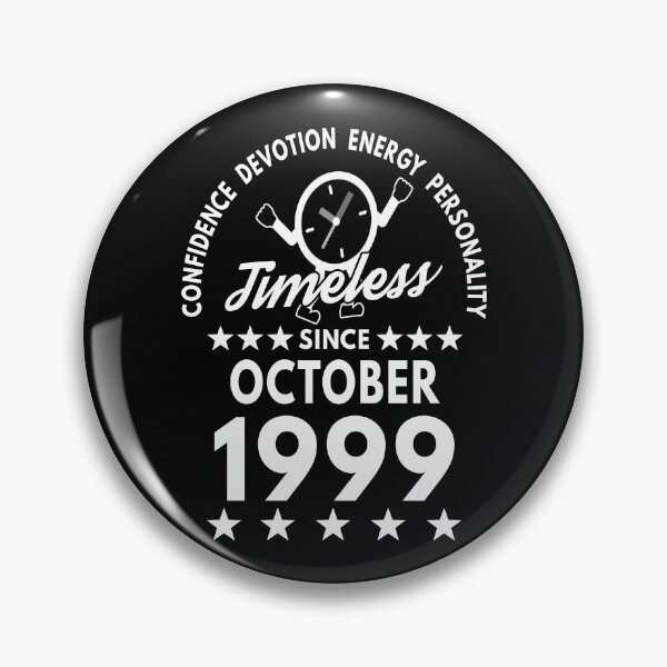 Item preview, October Birthday Timeless Person -1999 - White Text designed and sold by MoonsmileProd.