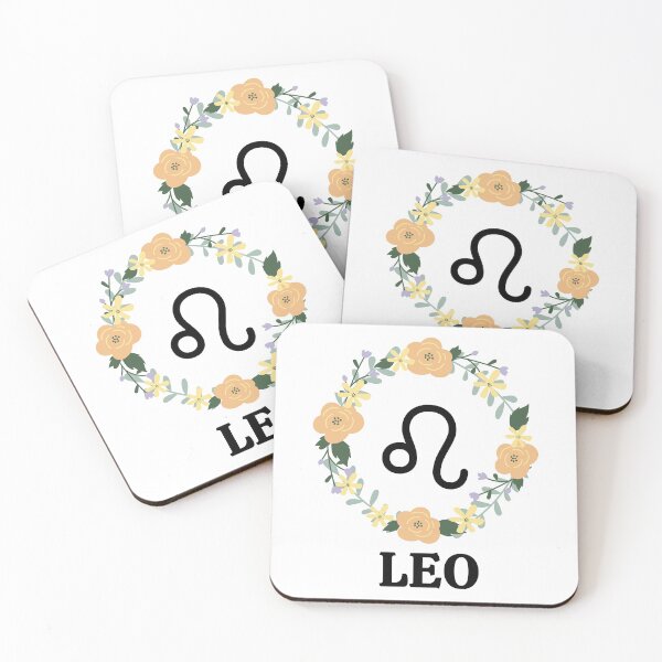 Item preview, Floral Leo Zodiac Sign designed and sold by Hellofriendco.