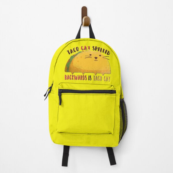 Item preview, Taco Cat Spelled Backwards Is Taco Cat - Funny Palindrome Wordplay designed and sold by PinkDonutTees.