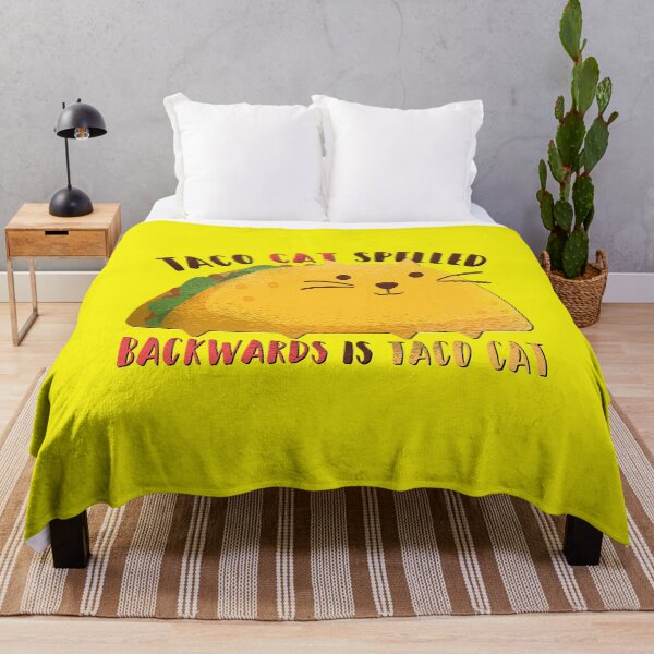 Item preview, Taco Cat Spelled Backwards Is Taco Cat - Funny Palindrome Wordplay designed and sold by PinkDonutTees.