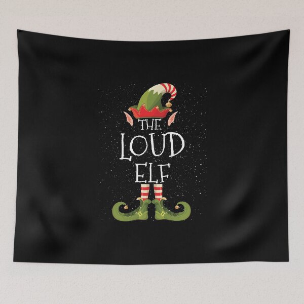 Aperçu de l'œuvre LOUD Elf Family Matching Christmas Group Funny Gift créée et vendue par MoHaCo.