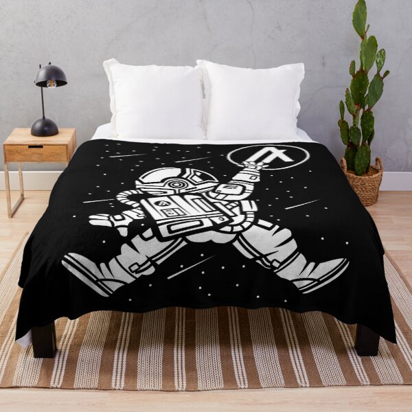 Item preview, Space Man Astronaut Jump Algorand ALGO Coin To The Moon Crypto Token Cryptocurrency Blockchain Wallet designed and sold by AriellaGross.