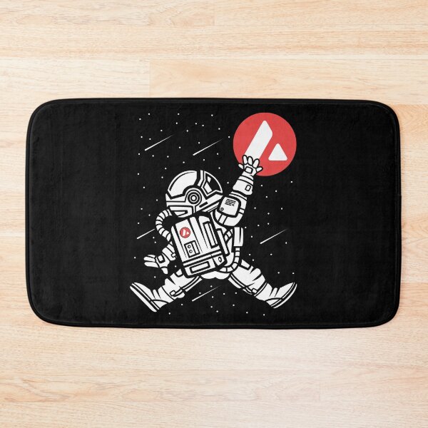 Item preview, Space Man Astronaut Jump Avalanche AVAX Coin To The Moon Crypto Token Cryptocurrency Blockchain Wallet designed and sold by AriellaGross.