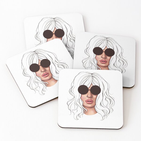 Item preview, woman with white hair and glasses designed and sold by alexvioletart.