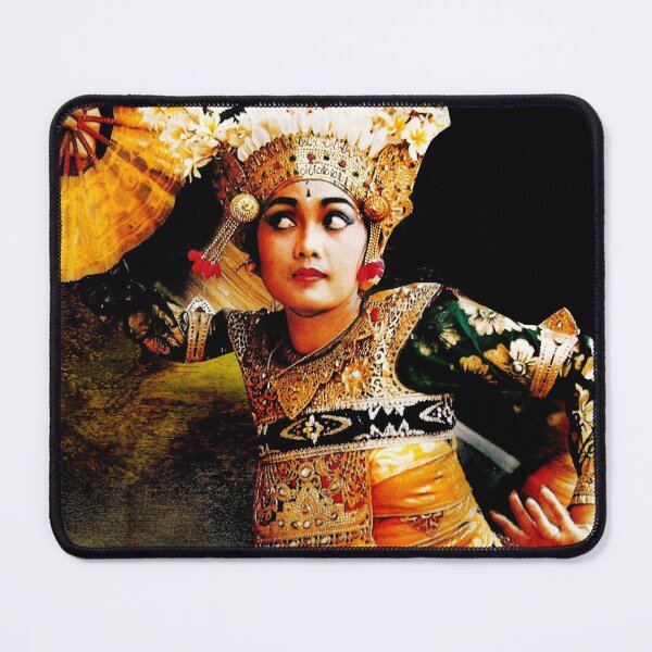 Item preview, Balinese Dancer Traditional Painting Bali Island Indonesia Barong designed and sold by Seruni Artworks.