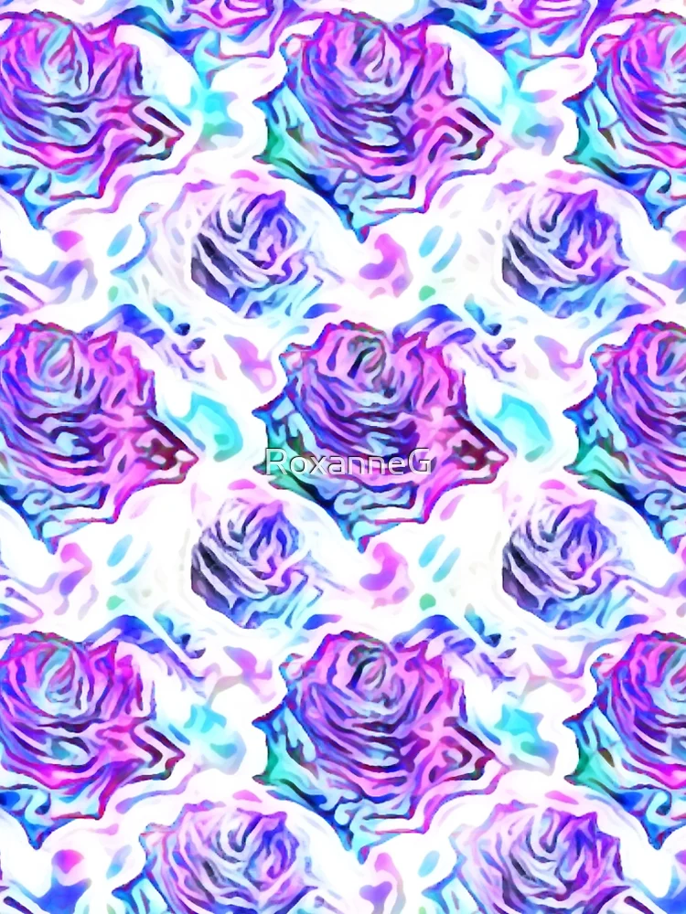 Thumbnail 5 of 5, A-Line Dress, Abstract Roses (light) designed and sold by RoxanneG.