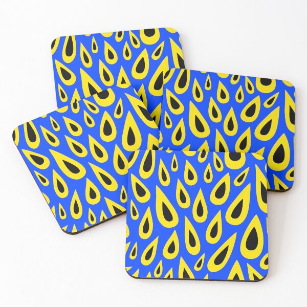 Item preview, Yellow-Black Drops designed and sold by TheSkullArmy.
