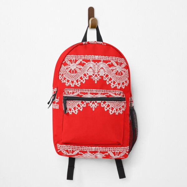 Item preview, Vintage White Lace on Red designed and sold by SloganExpress.