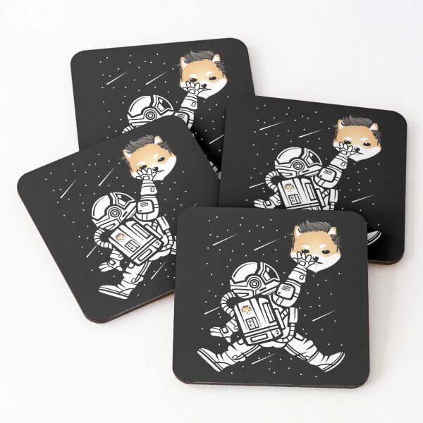 Item preview, Space Man Astronaut Jump Dogelon Mars ELON Coin To The Moon Crypto Token Cryptocurrency Blockchain Wallet designed and sold by AriellaGross.