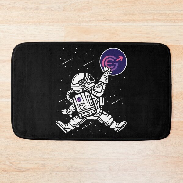 Item preview, Space Man Astronaut Jump Evergrow EGC Coin To The Moon Crypto Token Cryptocurrency Blockchain Wallet designed and sold by AriellaGross.