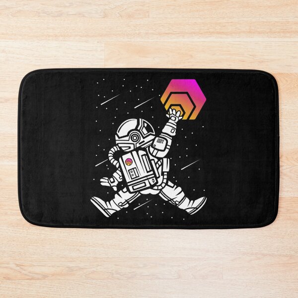 Item preview, Space Man Astronaut Jump HEX Coin To The Moon HEX Crypto Token Cryptocurrency Blockchain Wallet designed and sold by AriellaGross.