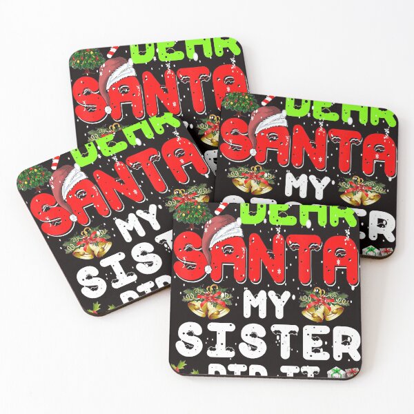 Item preview, Dear Santa My Sister Did It Funny Xmas Pajama For Christmas designed and sold by BrandyBare.