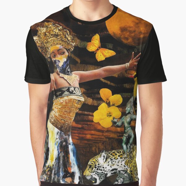 Item preview, Bali Island Balinese Dancer Traditional Moon Forest Tiger designed and sold by Seruni Artworks.