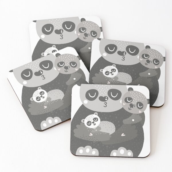 Item preview, Cute Panda Bear Hugs designed and sold by SketchprintsUK.