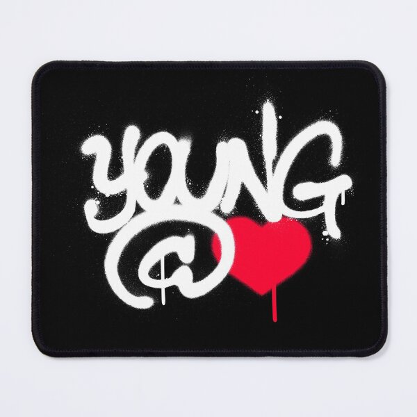 Item preview, graffiti sprayed young at heart text dripping designed and sold by Paulus-DB.