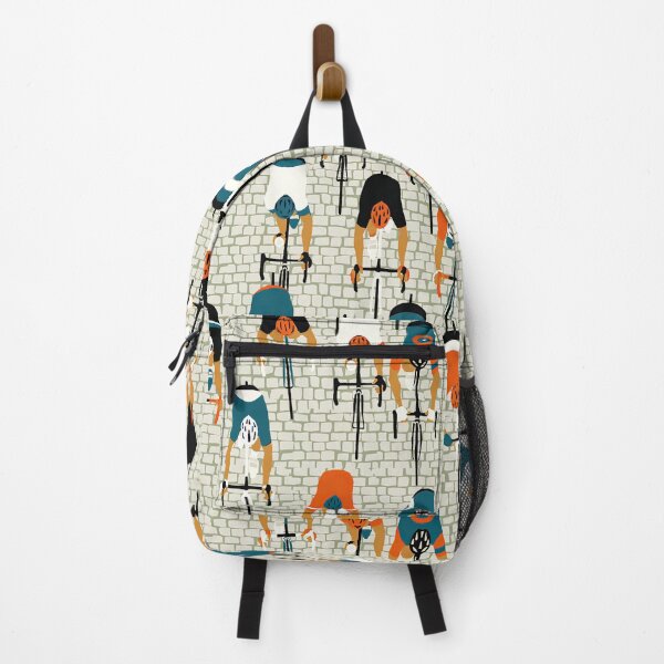 Item preview, Cyclists On Tiles Road  designed and sold by LarinaBeauty.
