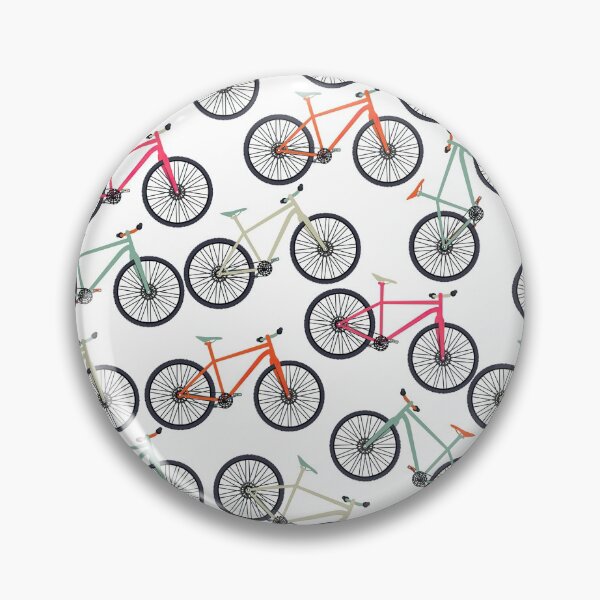 Item preview, Multicolor Bicycles On White Background  designed and sold by LarinaBeauty.