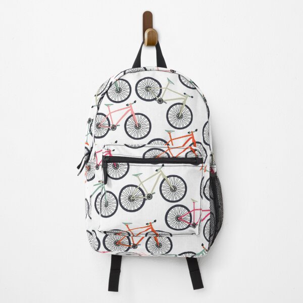 Item preview, Multicolor Bicycles On White Background designed and sold by LarinaBeauty.