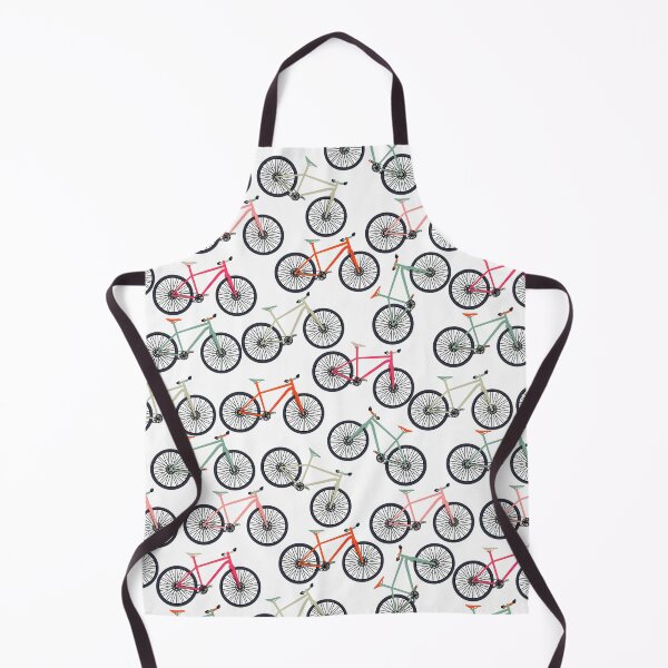 Item preview, Multicolor Bicycles On White Background designed and sold by LarinaBeauty.