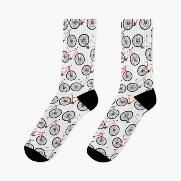 Item preview, Multicolor Bicycles On White Background  designed and sold by LarinaBeauty.